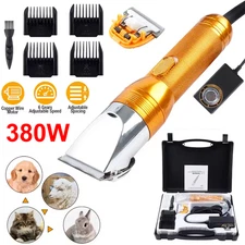 380w Professional Electric Animal Hair Clippers Horse Pet Grooming Trimmer NEW