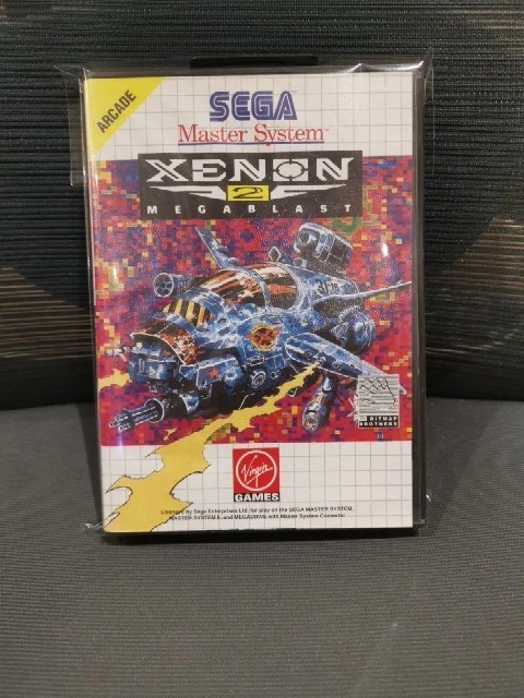 Siege Master Jeu Xenon 2 Megablast Complet Pour SEGA Master System - Version PAL - Très Bon état Jeu Rétro SEGA Complet