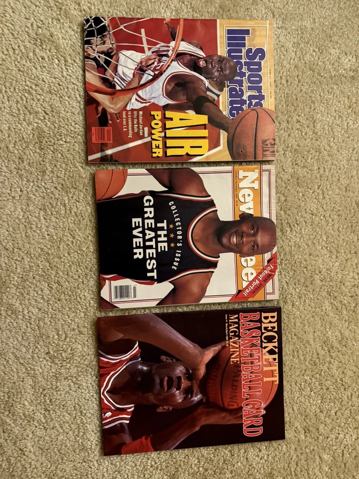 Michael Jordan Magazine & Newspaper Collection Lot of 40 Chicago Bulls Vintage - Image 3 of 4
