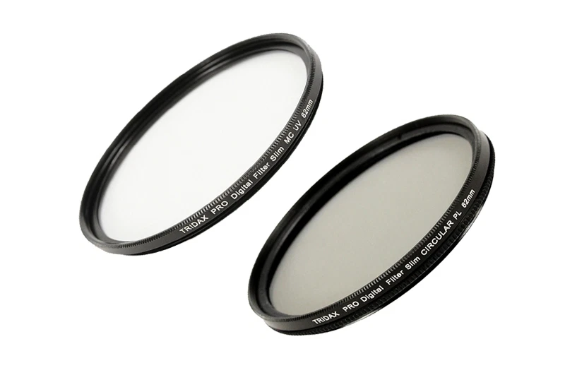 TRIDAX 62 mm Filter Set: Slim MC UV Filter + Slim Polfilter