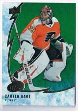 2019-20 UPPER DECK ICE EMERALD PARALLEL CARTER HART PHILADELPHIA FLYERS #46