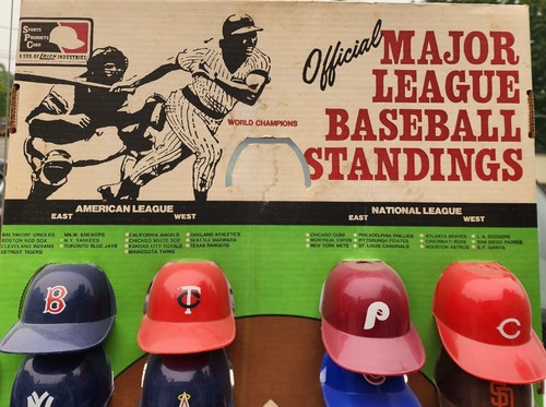 Rare Vintage MLB 1977 Major League Baseball Cap Hat Standings Board Display - Picture 15 of 15