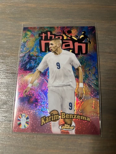 Karim Benzema /75 Topps Finest Road to the Euro 2024 The Man SP France