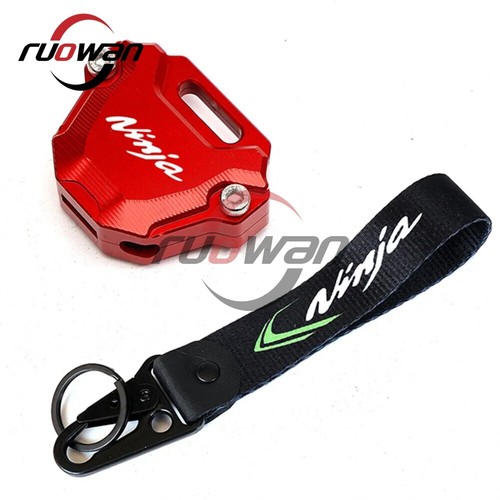 For Kawasaki Ninja 400 650 1000 SX ZX6R ZX10R CNC Key Cover Case Shell Keychain - Picture 10 of 11