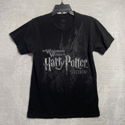 Universal Studios Harry Potter Mens T Shirt Black Graphic Small Cotton Crew
