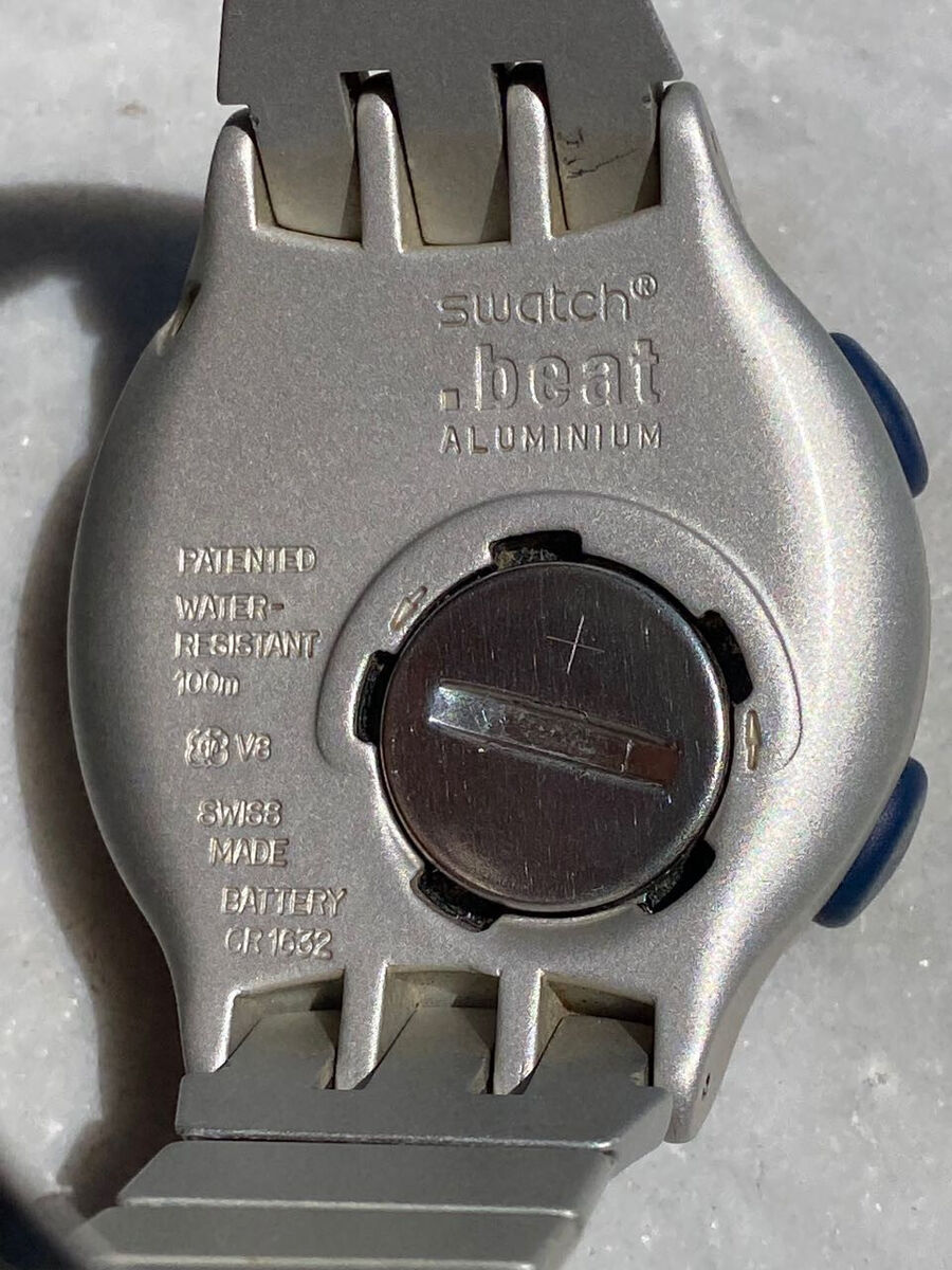 SWATCH Beat Aluminum Digital Watch. Works Great RARE | eBay SWATCH Beat Aluminum Digital Watch. Works Great RARE | eBay