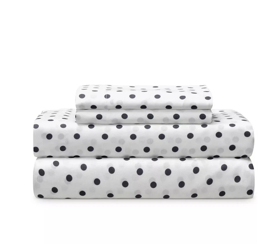 SUNHAM Hanna 12 piezas Juego de edredón completo floral reversible negro/blanco Foto 4 de 4