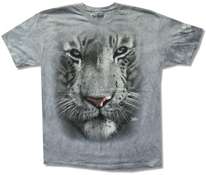 Mountain White Tiger Grey Tie Dye T Shirt New Official Big Cat Ebay