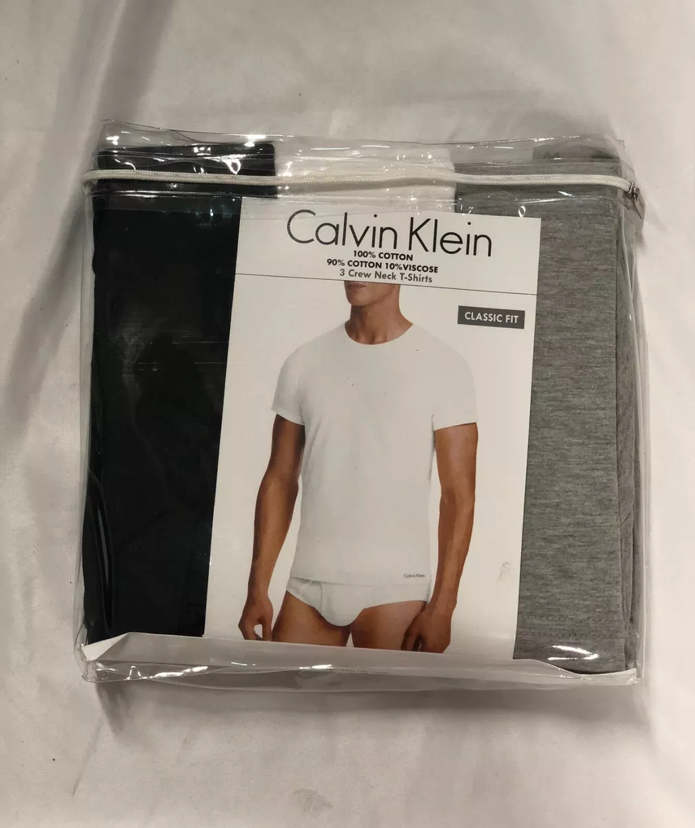 Mus Alinear Equipo de juegos NEW Calvin Klein 3 Pack CREW Neck Classic Fit T-Shirts Assorted Black/White/Grey | eBay Mus Alinear Equipo de juegos NEW Calvin Klein 3 Pack CREW Neck Classic Fit T-Shirts Assorted Black/White/Grey | eBay