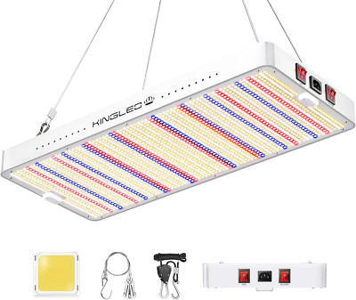2024 KP4000 LED Grow Lights - Full Spectrum for Indoor Hydroponics 5x5ft