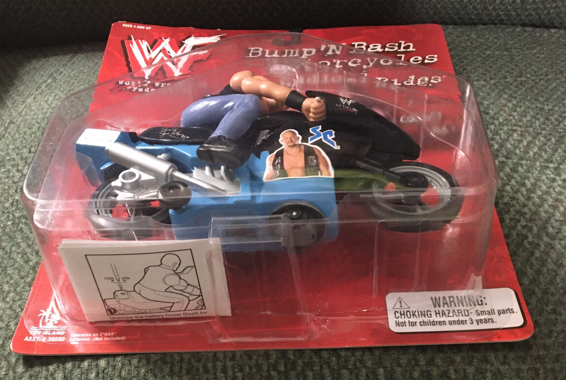 WWF Bump 'n Bash Motorcycles The Undertaker 2000 Toy Island