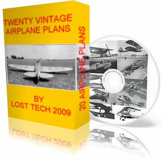 26 AIRPLANE PLANS BUILD YOUR OWN VINTAGE ULTRALIGHT AIRCRAFT ON CD