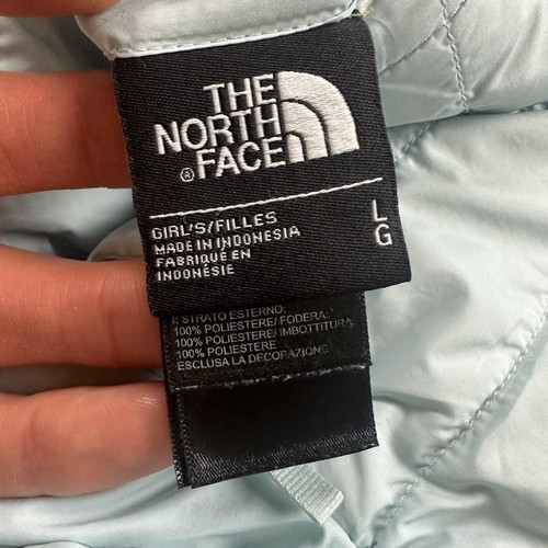 THE NORTH FACE Mädchen Puffer Jacke Gr. L Faux Fell Optik Winterjacke 21206 Grau - Bild 10 von 12