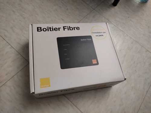 Boitier Fibre Orange