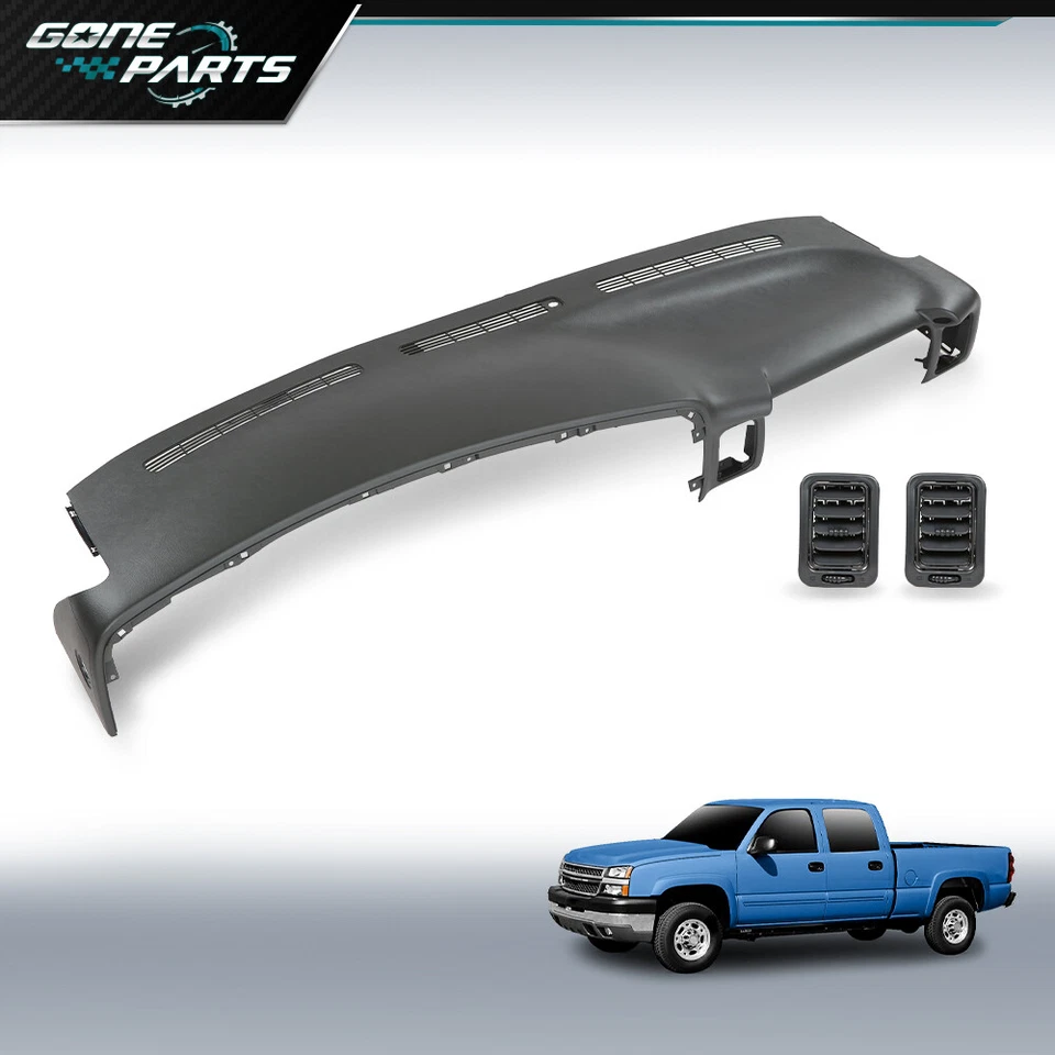 Fit For 1999-2006 Silverado Sierra Gray Dash Pad Dash Cap Panel Dashboard - Image 2 of 4