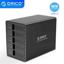 ORICO 5 Bay Raid 3.5'' SATA to USB3.0 HDD Docking Station Internal HDD Enclosure