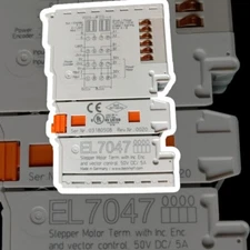 🟢 Beckhoff EL7047 1-ch Motion Interface Stepper Motor 48V DC 5A Vector Encoder