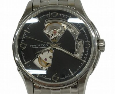 Hamilton Jazzmaster Open Heart H325650 Automatic Black Dial Wrist16cm NO BOX