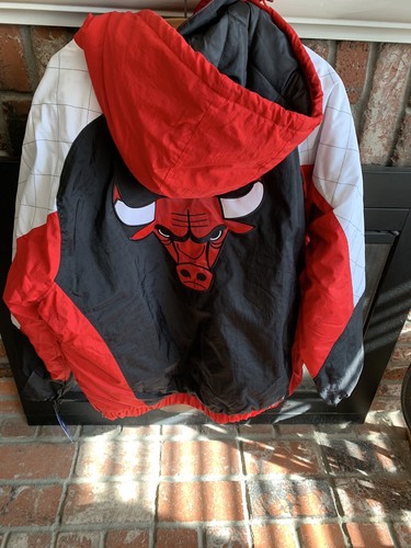 VTG NWT Chicago Bulls Starter Zip Up Jacket Size XL DEADSTOCK NEW RARE Jordan - Picture 2 of 7