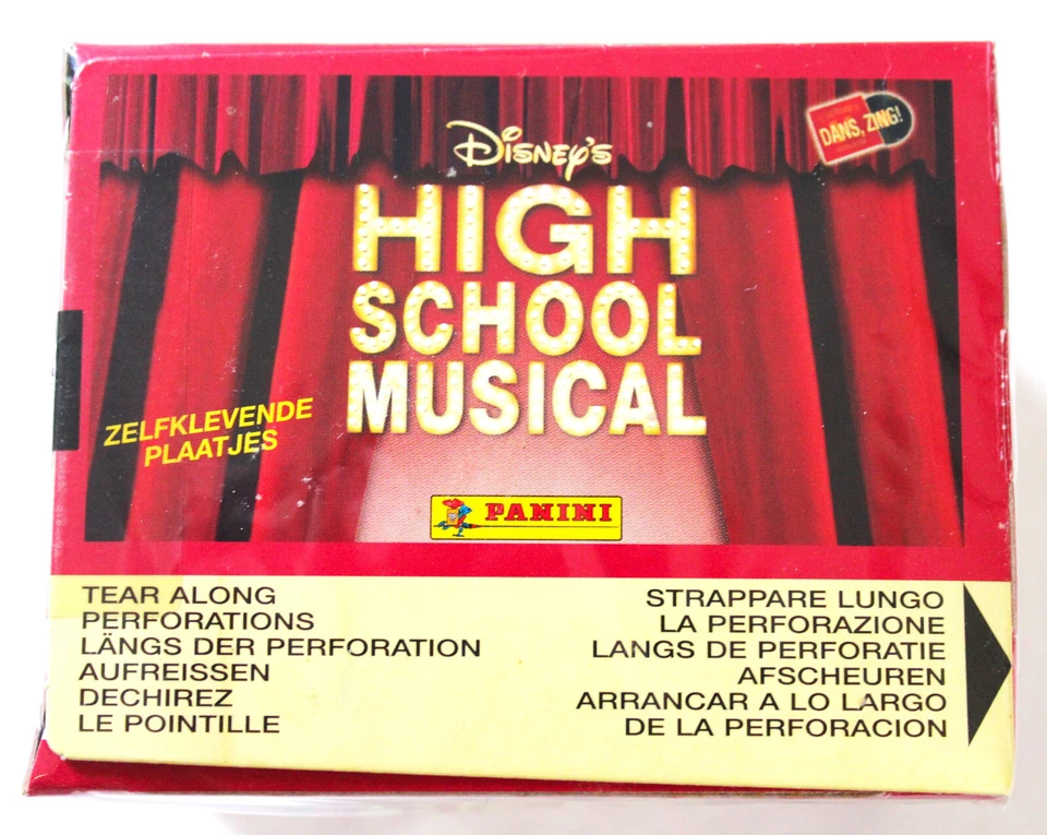Panini Disney Sticker HIGH SCHOOL MUSICAL 2007 BOX DISPLAY 50 Packets + ALBUM - Bild 4 von 4