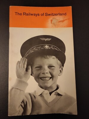 1965 THE RAILWAYS OF SWITZERLAND SERVUICES CONFORT PRIVATE LINES SAFETY BROCHURE
