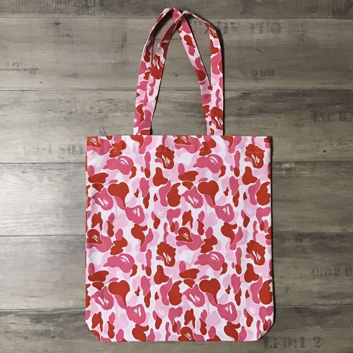 Vintage BAPE ABC camo pink tote bag a bathing ape NIGO | eBay