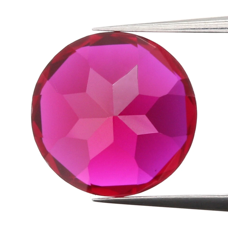 3.63 Ct Ruby Gemstone, Red Ruby, Round Ruby, July Birthstone, Ruby Faceted GN113 - Image 2 of 4