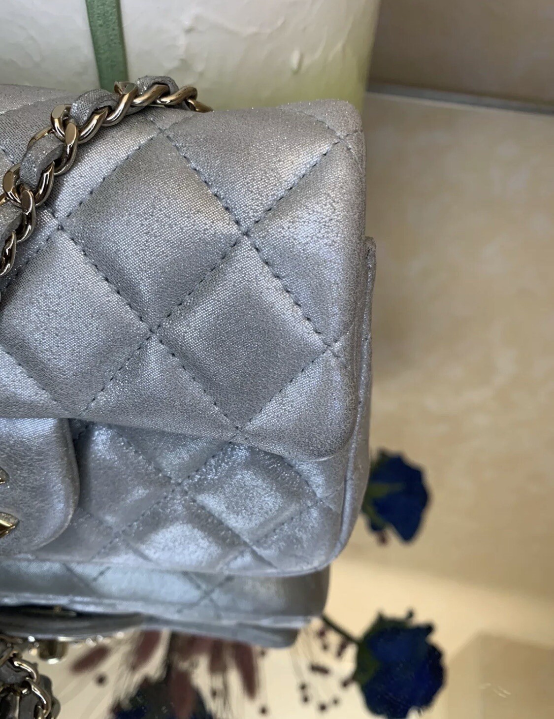 AUTHENTIC CHANEL Rectangular Flap Bag Designer me… - image 3