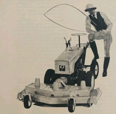 #ad #ad 1965 Gravely Lawn Mower Riding Tractor Advertisement Outdoor Care DWLL7 $19.99