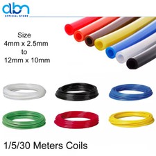 METRIC Flexible Nylon Pneumatic Air Line Tubing Compressed Airline Plastic Pipe