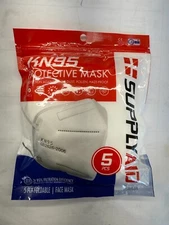 Supply Aid KN95 Protective Face Mask  - 5 Pack