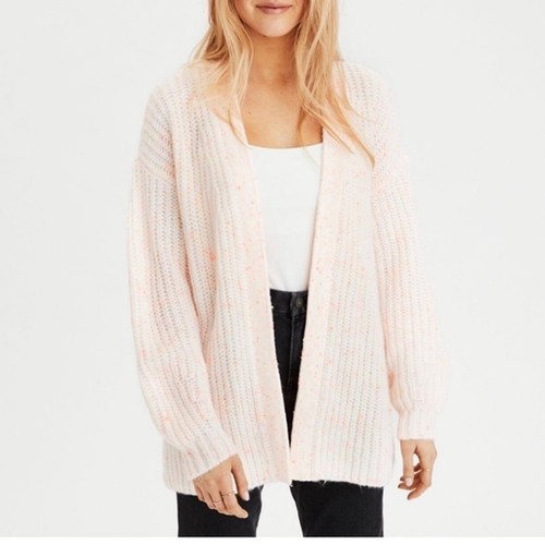 White Knit Cardigan Sweater | eBay