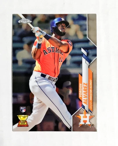 Yordan Alvarez 2020 Topps Chrome RC #200 Houston Astros Card Rookie Cup z11