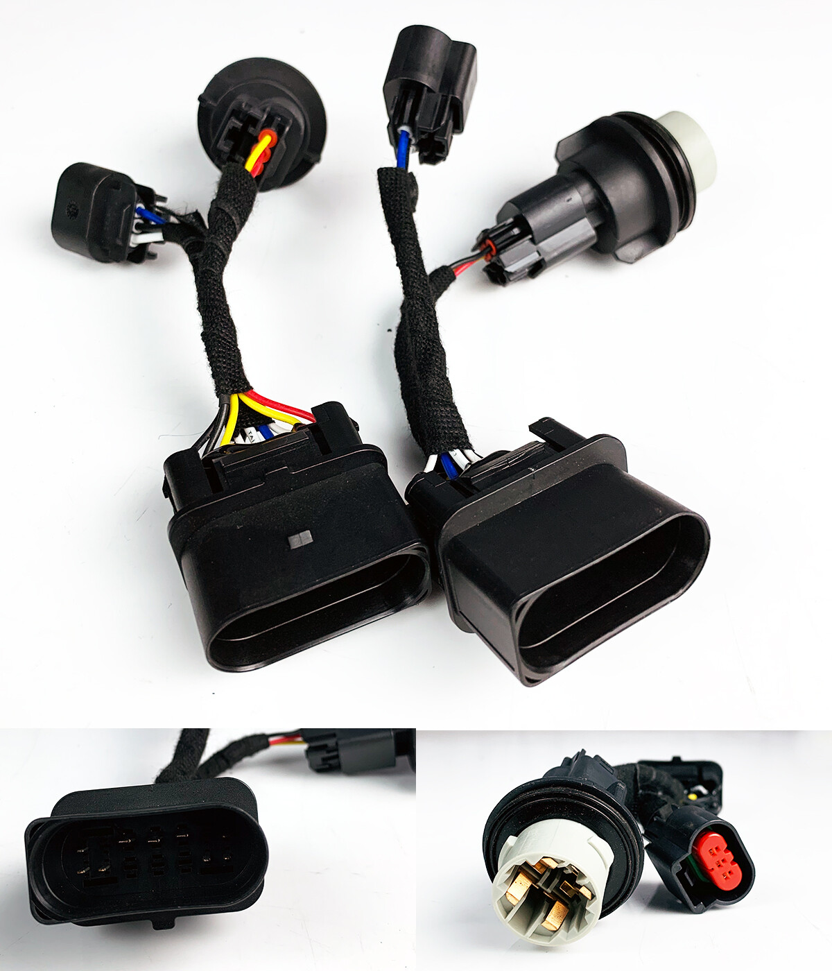 Fit 13-18 Ram (Factory Projector) G2 Model Projector Headlights Jet Black