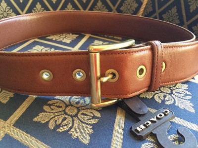 COACH Legacy BELT #3915 Glove Tanned Cowhide Leather BRITISH  display picture 2
