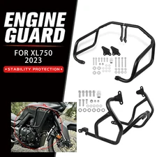 Engine Guards Crash Bars Protector For Honda Transalp XL750 2023-25 Lower+Upper