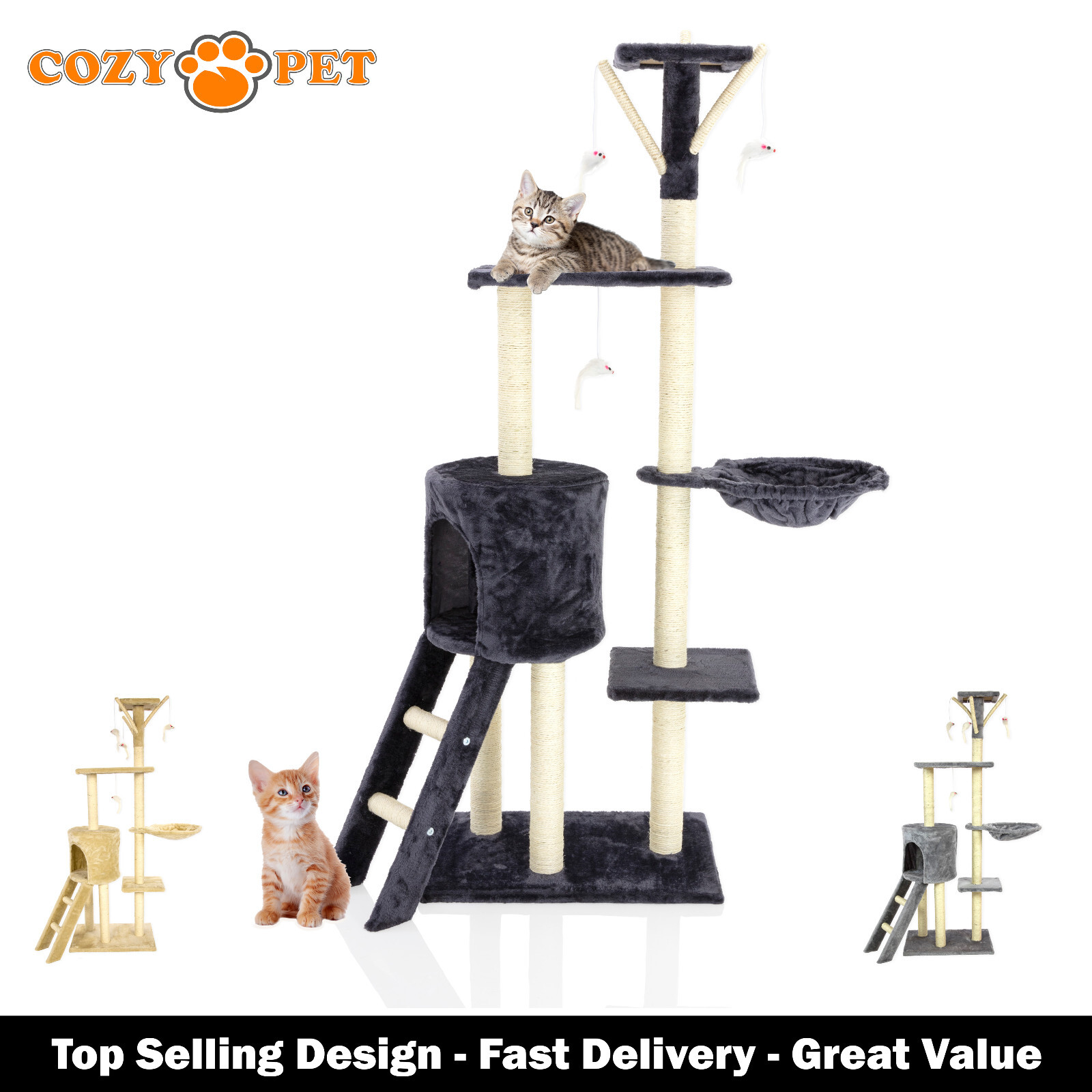 Cat Tree Scratching Post Cozy Pet Top Selling Cat Trees Cat Scratcher Kitten