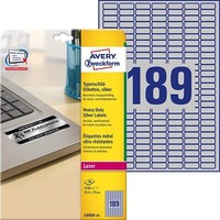 Avery Zweckform L6008-20 Typenschild Folienetiketten (25,4X10 Mm Auf Din A4, Ext