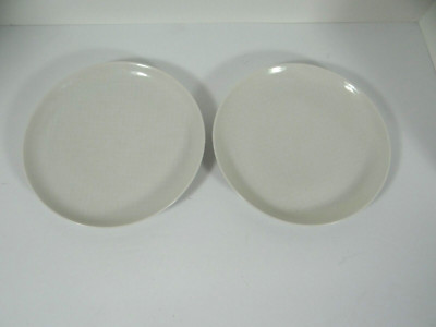 Boda Nova Sweden Chess White Salad or Dessert Plates Set of 2 W Germany 7 3/4''