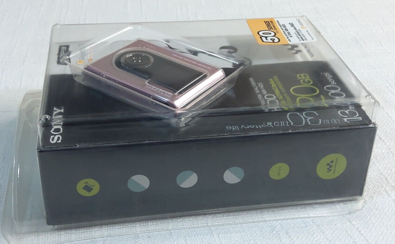 Rare Sony Network Walkman - 20GB Digital MP3 Player - Pink (NW-HD3/P ...