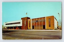 Postcard Ohio Dayton OH County Library 1960s Unposted Chrome