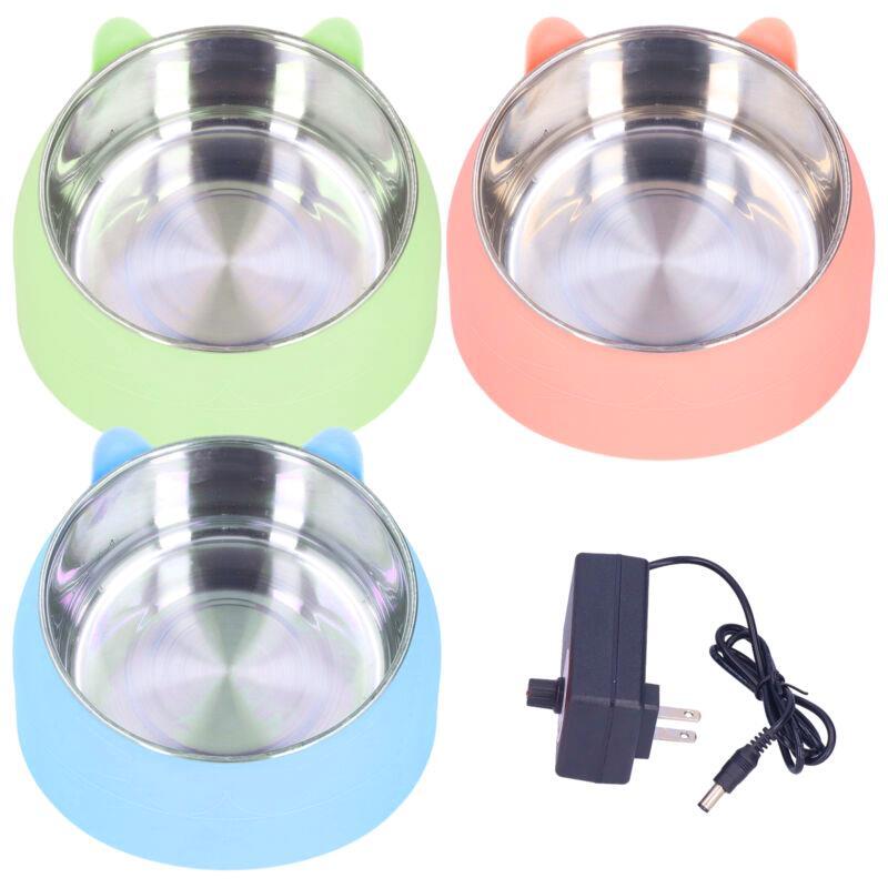1.5L Pet Bowl Heated Outdoor Thermal Water Dish for Dogs Cats