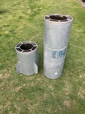 Triple wall chimney pipe, Armco USA Made