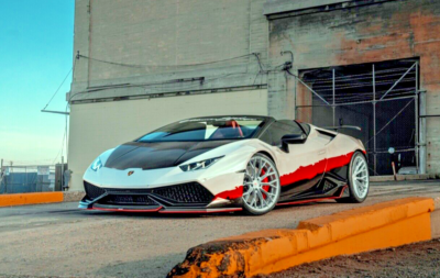 20” FERRADA FR9 OBSIDIAN BLACK WHEELS RIMS FOR LAMBORGHINI HURACAN