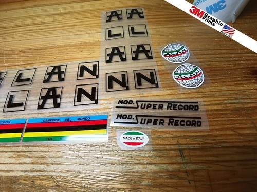 Alan Super Record decal set sticker vinyl adesivi autocollant ステッ - Foto 4 di 9