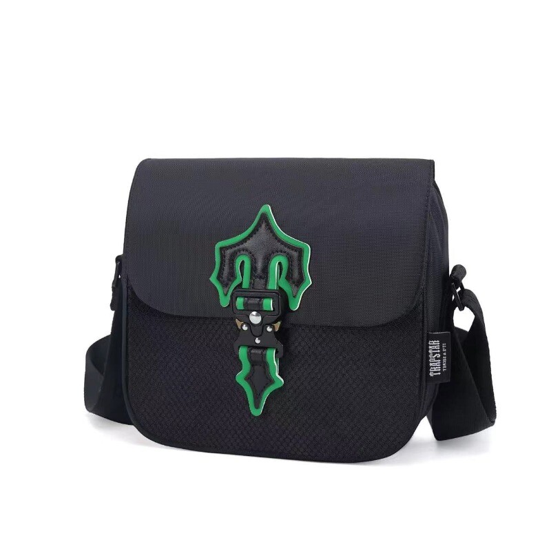 Trapstar Irongate T Cross Body Bag Black Reflective Shoulder Bag
