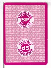 Single Railroad Playing Card "Southern Pacific RR" SP 18a, 1965, Vintage, Wide