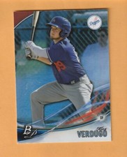 Alex Verdugo Los Angeles Dodgers 2016 Bowman Platinum Top Prospects 7R