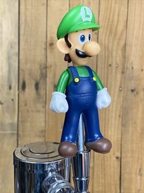 Luigi Beer Tap Handle Super Mario Bros NES Kart Video Game Plumber Nintendo
