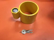 Steel Kingpin Lock - Fits Heavy Duty Truck Trailer 2" Kingpins